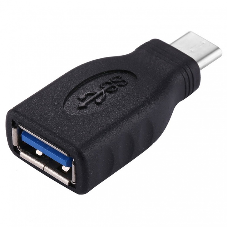 Imagine Adaptor USB-C 3.1 la USB-A OTG T-M Negru, kur31-11